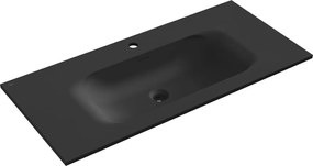 Mexen Vela lava-louça embutida em bancada 101 x 46,5 cm, preto mate - 25231071