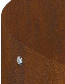 Conjunto de Vasos de Aço Corten Aço corten Médio Durável