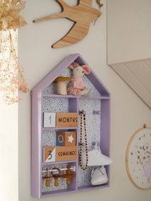 Agora -15%: Porta-joias Casa violeta claro estampado