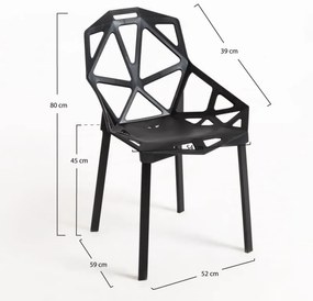 Cadeira Omega - Preto
