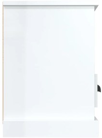 Móvel p/ TV 100x35x50 cm derivados de madeira branco brilhante