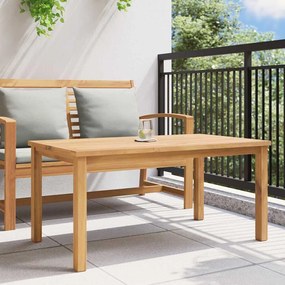 Mesa de centro Castanho 110 x 55 x 45 cm Madeira de teca sólida