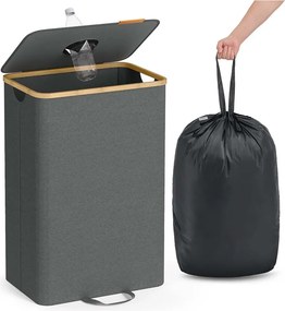Contentor para recolha de garrafas retornáveis 95 L cinzento ardósia-bege natural