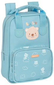 Mochila Escolar Safta Baby Bear 20 X 28 X 8 cm Azul