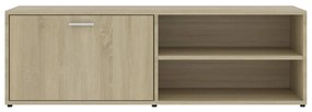 Móvel de TV 120x34x37 cm derivados de madeira carvalho sonoma
