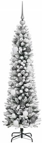 Árvore de Natal Slim Branco 150 cm PVC