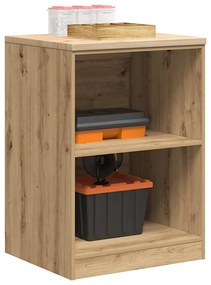 vidaXL Armário de arrumação de garagem carvalho artesanal 60x51x85 cm