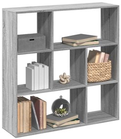 Estante divisória 102x29x103,5 cm deriv. madeira cinza sonoma
