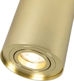 Conjunto de 4 focos dourado/latão ajustáveis - Rondoo up