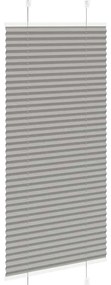 Antracite Plissada Cega 55x100 cm Largura Tecido 54,4 cm