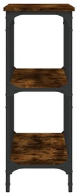 Mesa consola 100x29x75 cm derivados de madeira carvalho fumado