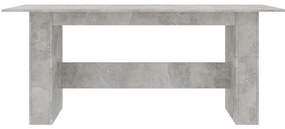 Mesa de jantar derivados de madeira cinzento cimento