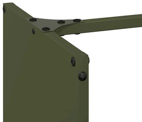 Suporte para lenha aço laminado a frio verde azeitona