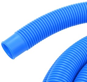 Mangueira de piscina com braçadeiras azul 38 mm 6 m