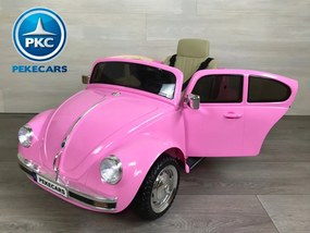 Vw Carocha Clássico Rosa 12V 2.4G