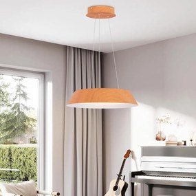 Candeeiro de teto de 21 W com montagem em grão de madeira Candeeiro suspenso com estrutura metálica LED Candeeiro suspenso para quarto Candeeiro suspe