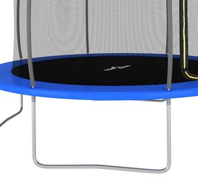 Conjunto de trampolim redondo 366x80 cm 150 kg