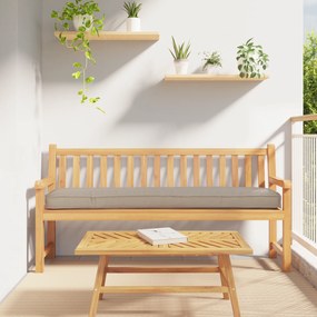 vidaXL Almofadas para Banco 2 pcs Taupe 180x40x8 cm Tecido Oxford