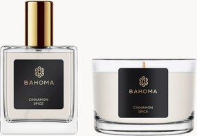 Ambientador em spray e vela perfumada Cinnamon Spice, conjunto de 2 (tangerina, raspa de laranja)