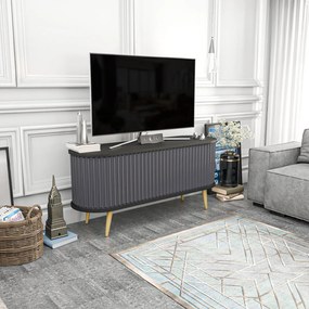 Móvel TV Stor – Preto Antracite – 140x43x64 cm