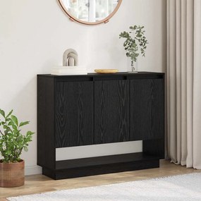 vidaXL Buffet Carvalho preto 97 x 29 x 75 cm Madeira processada