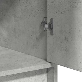 Sideboard vidaXL Cinzento Concreto 40x41x75 cm Madeira de Engenharia