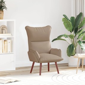 Poltrona Relaxante Cappuccino em Couro Sintético