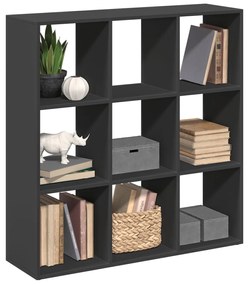 Estante divisória 102x29x103,5 cm derivados de madeira preto