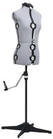 Manequim feminino ajustável tamanho S 33-40 cinzento