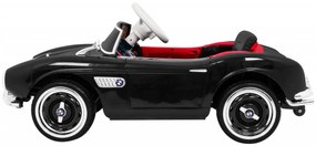 Carro elétrico para Crianças 12V BMW 507 Retro Rodas Eva, Assento de couro Preto