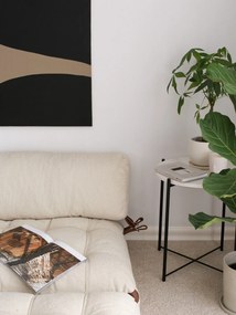 Sofá-Cama 2 Lugares Fold – Creme – 120x79 cm
