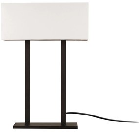 Candeeiro de Mesa Salihini – Branco e Preto – 35 x 15 cm