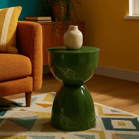 MESA DE APOIO YAO Ø 31X46 CM VERDE