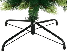 Árvore de Natal artificial articulada com suporte 240 cm