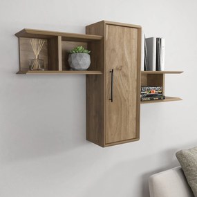 Prateleira de Parede Olida – Nogueira – 118,6 x 35 x 51,8 cm