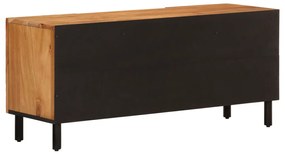 Móvel de TV 105x33x46 cm madeira de acácia maciça