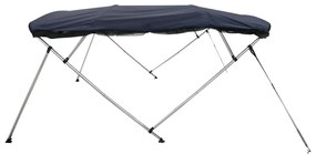 Toldo 4 arcos Bimini paredes malha laterais 243x(200-213)x137cm