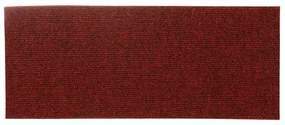 Tapetes de escada adesivos 30 pcs 60x25 cm retangular vermelho