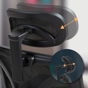 Cadeira de escritório Deshler preta