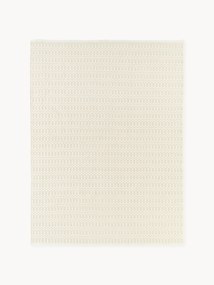 Tapete artesanal para interior e exterior com padrão geométrico Rune