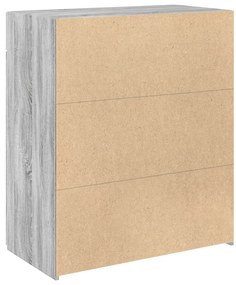 Aparador 80x42,5x93 cm derivados de madeira cinzento sonoma