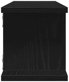 Estantes de parede 2 pcs 90x18x20 cm carvalho preto