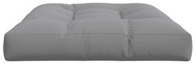 Almofadão para sofá de paletes 120x80x12 cm tecido cinza