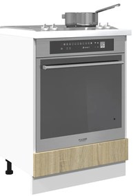 Armário para forno 60x46x81,5 cm contraplacado cor carvalho