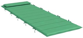 Almofadão p/ espreguiçadeira 180x60x4 cm tecido oxford verde