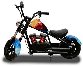 Mota elétrica para crianças estilo Chopper Black 24v Azul