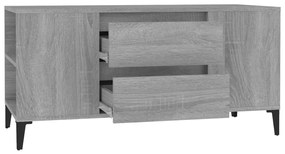 Móvel para TV 102x44,5x50 cm derivados madeira cinzento sonoma