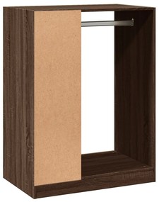 Roupeiro 77x48x102 cm derivados de madeira carvalho castanho