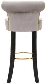 BANCO DE BAR LUXY 46X48X96 CM CINZENTO