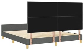 Cama vidaXL Cinza Escuro 180x200 cm em Tecido